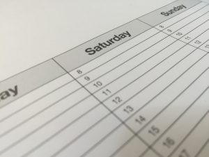 Create a schedule for when you travel to make it less stressful.