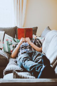 Take the time to catch up on a good book.