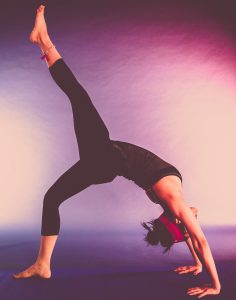 person doing a yoga asana