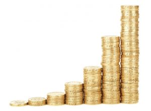 money graph to show success