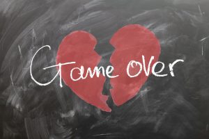 Broken Heart signaling game over