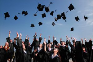 people excited about graduating from college