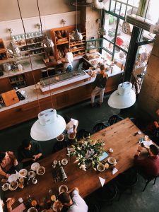 business burnout for this beautiful bakery filled with customers