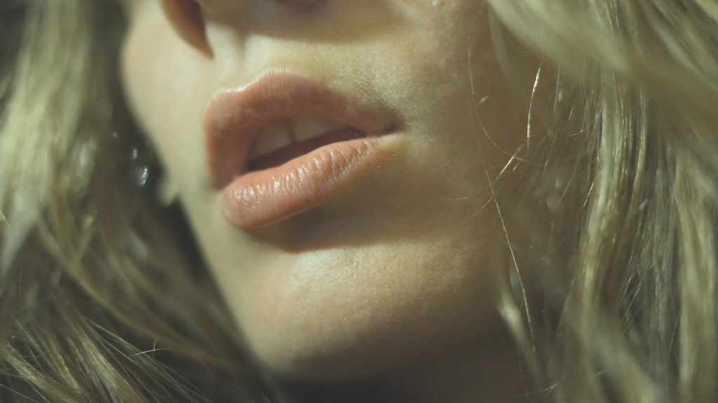 Caucasian womand mouth