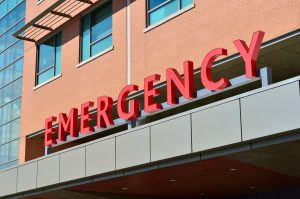 emergency room sign for people with the best health insurance plan