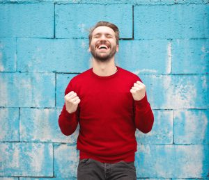 man living better with optimism