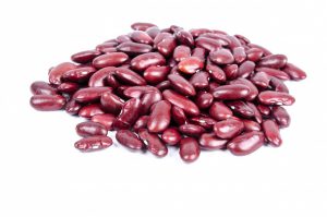 A bunch of red kidney beans