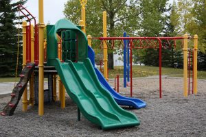 an empty outside playground