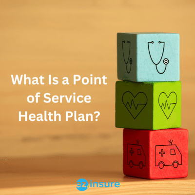 what is a point of service health plan text overlaying image of healthcare blocks