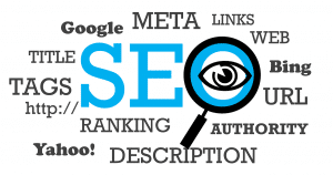the word SEO with different seo related words around it