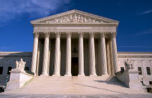 the front of the supreme court building
