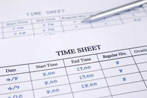 time sheet