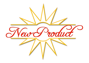 new product written in red