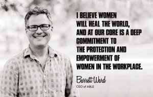 barrett ward with a quote