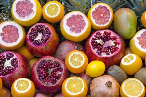 various citrus fruits