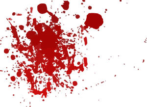 blood splatters