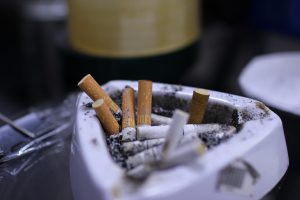 cigarettes in an ashtray