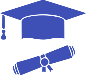 graduation cap and diploma