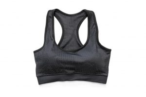 black sports bra