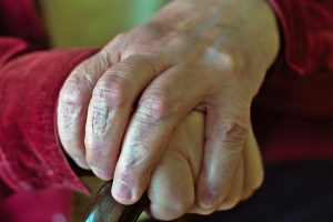 older person's hands