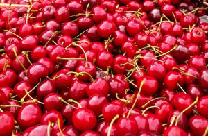 bunch of cherries