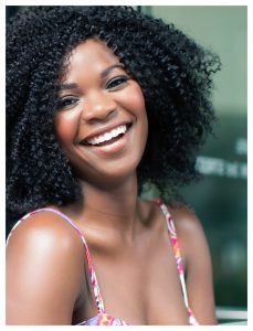 african american woman smiling