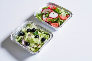 salads in 2 containers