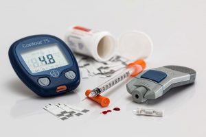 diabetic monitor and pills