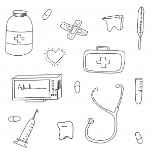 illustration of medical equipment