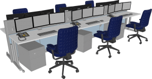 an empty office