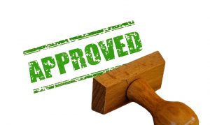 approved stamp in green