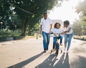 family outside