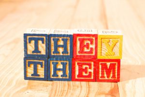 they them written on blocks