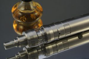 e-cigarette with liquid 