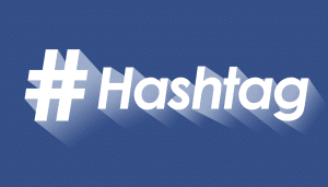 a hashtag with the word hashtag next to it