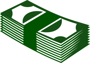 illustration of a stack of money