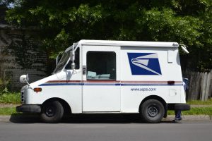 usps postal truck