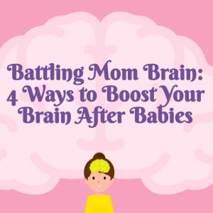 illustration of a woman in a yellow shirt with a pink brain behind her and the article title in the brain