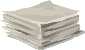 illustration of a stack of papers