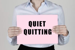 quiet quitting on a paper