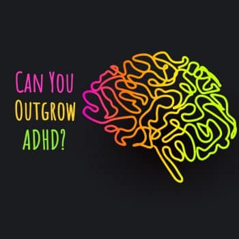 illustration of a multicolored brain with the article title