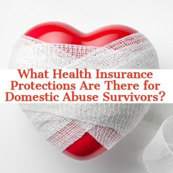 red heart wrapped in white bandage with the article title placed on top