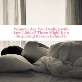 picture of a woman laying in bed facing a window with the article title across it