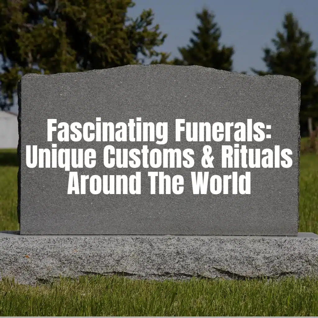 Fascinating Funerals Unique Customs & Rituals Around The World EZ.Insure