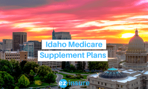 idaho medicare supplement plans text overlaying image of boise