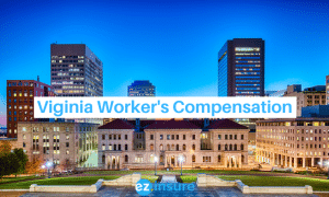 virginia worker's compensation text overlaying image of richmond