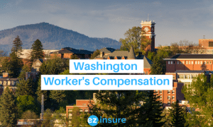 washington worker's compensation text overlaying image of washington state university