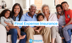 final expense insurance text overlaying image of a family 